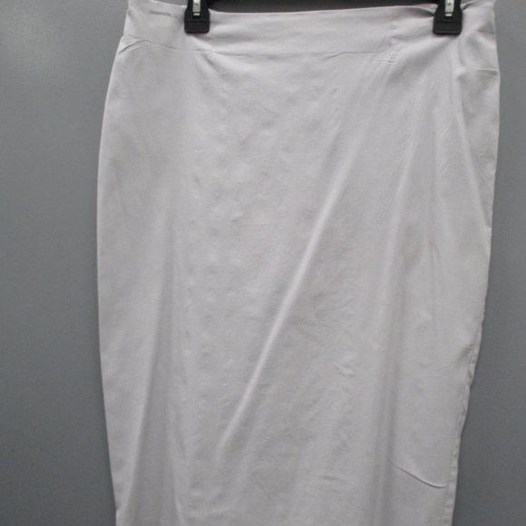 ASOS Women's Skirt Size 10 Gray Color Zipper Back Women's Skirt - Picture 3 of 10